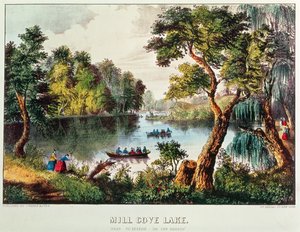 Lago Mill Cove da N. and Ives, J.M. Currier